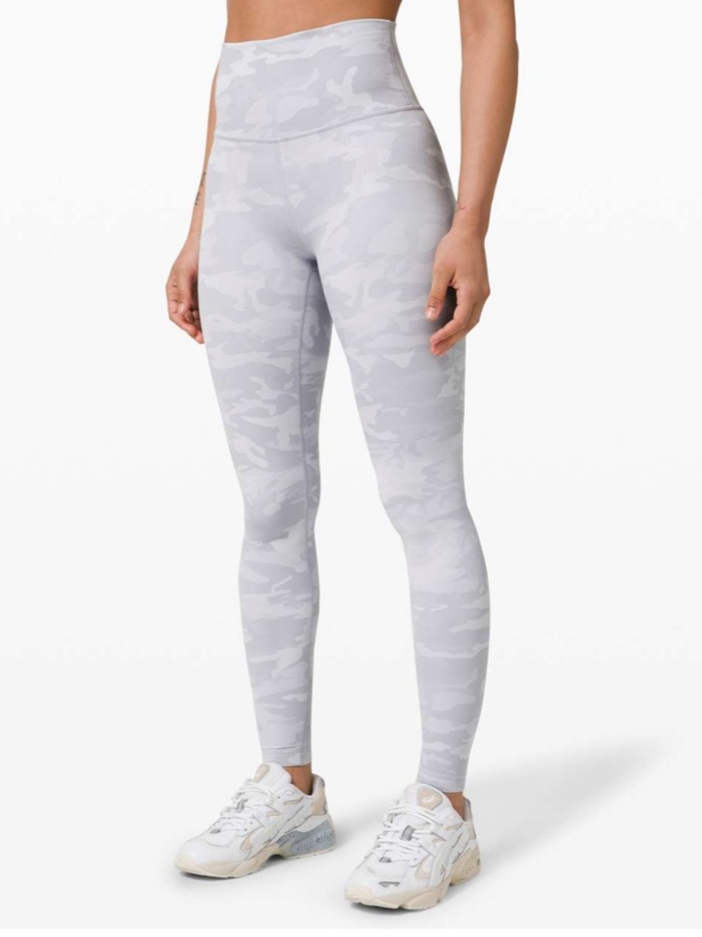Lululemon Wunde Under High-Rise Tight Incognito Camo Jacquard Alpine White Sz 6